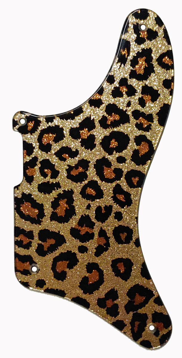 Fender Cabronita Telecaster Pickguard Leopard Gold Sparkle Quick Guards 4565