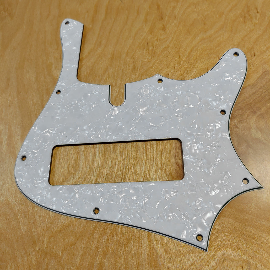 pahorin~78BL1055B他 Lakland 55-01 Design #1 Pickguard White Pearloid – Quick Guards