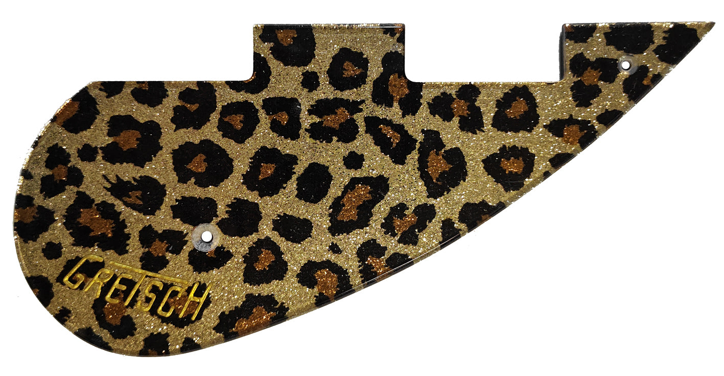 Gretsch 2622, 2420 Leopard Gold Sparkle Pickguard – Quick Guards