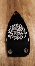Gretsch Black with Indian Head Truss Rod Cover