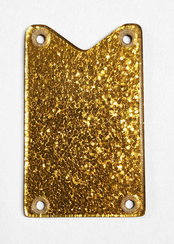 Gretsch Falcon Style Orange Gold Sparkle Truss Rod Cover