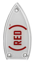 Gretsch White Truss Rod Cover Bono (RED)
