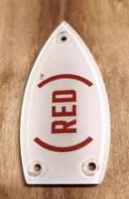 Gretsch White Truss Rod Cover Bono (RED)