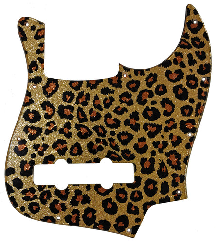 Bass Mods K534 Pickguard Leopard Gold Sparkle