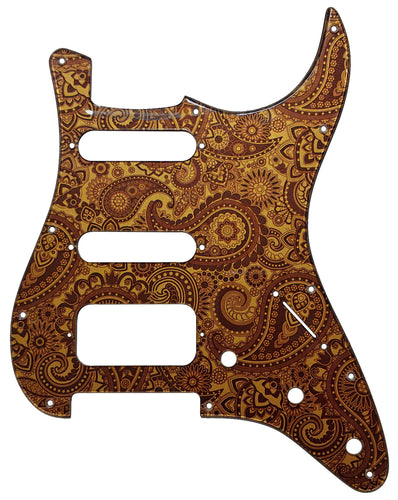Fender Stratocaster Gold Paisley Pickguard