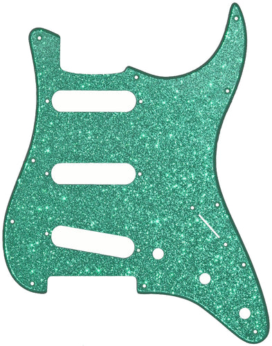 Fender Stratocaster Teal Sparkle Pickguard