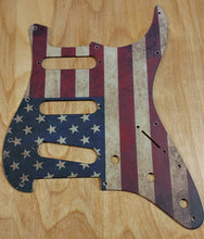 Fender Stratocaster Pickguard USA Flag Relic Pickguard