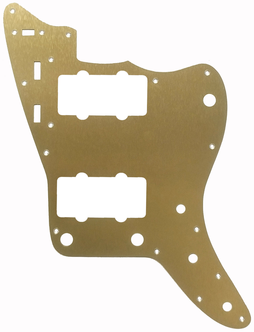 Fender Jazzmaster Pickguard Anodized Gold Aluminum