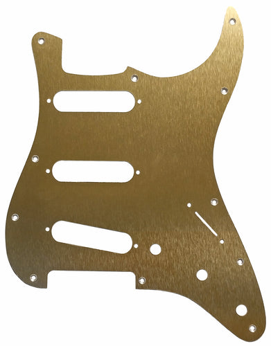 Fender Stratocaster Anodized Gold Aluminum Pickguard