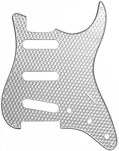 Fender Stratocaster Chrome Small Engine Turn Pickguard