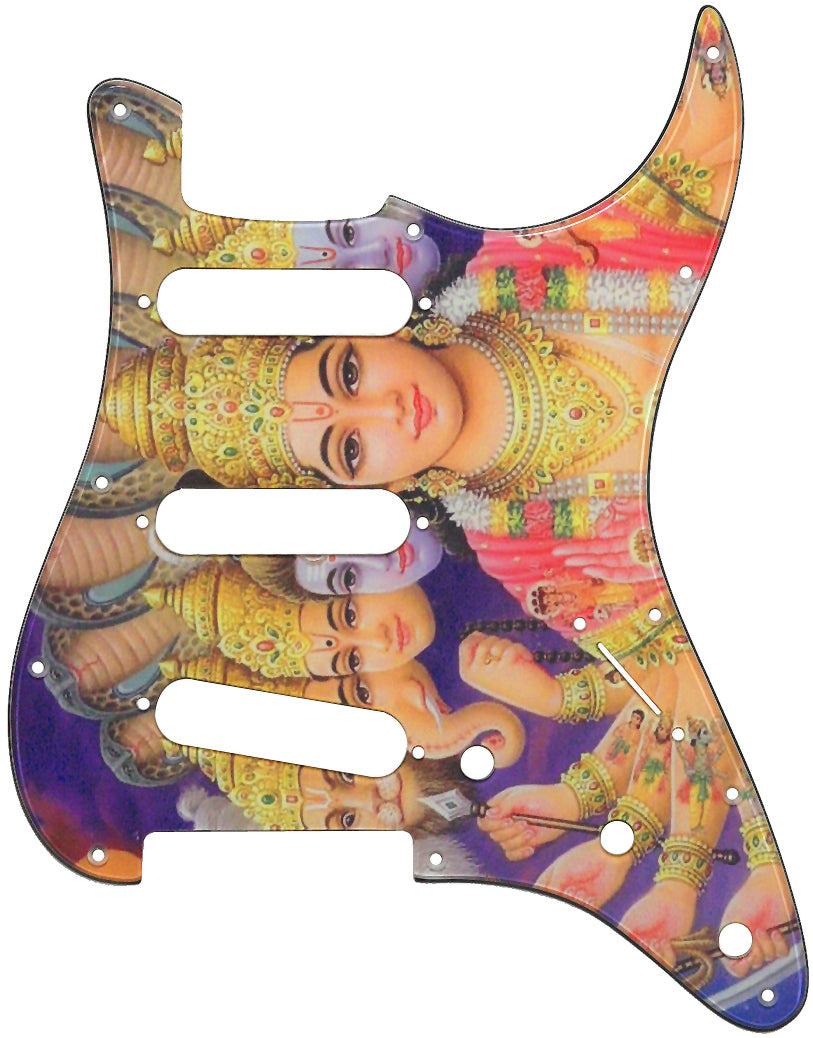 Fender Stratocaster Hindu Gods Pickguard