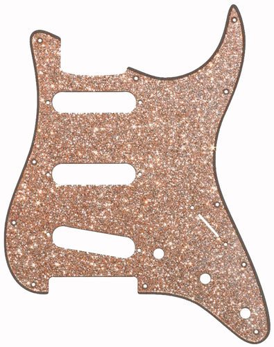 Fender Stratocaster Pink Champagne Sparkle Pickguard