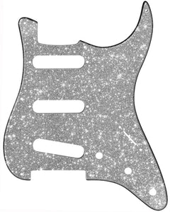Fender Stratocaster Silver Sparkle Pickguard