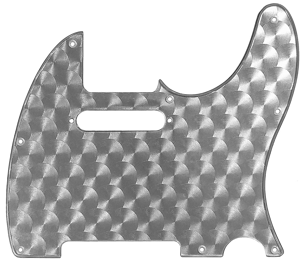 Fender Telecaster Pickguard Chrome Med Engine Turn