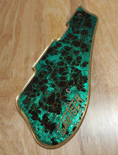Gretsch 5420 Pickguard Ocean Turquoise Gold Sparkle Gold Plated Border
