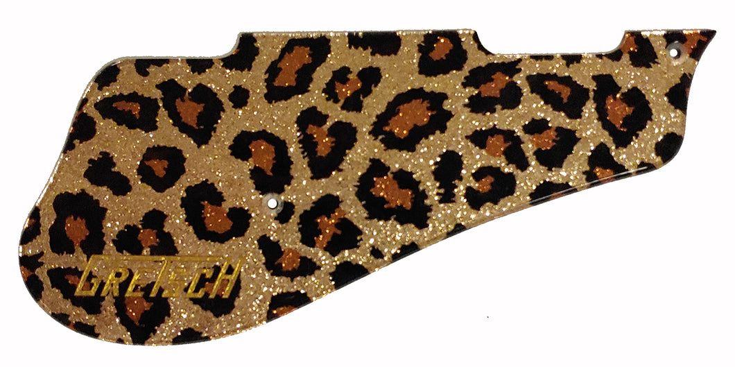 Gretsch 5655 jr Pickguard Leopard Gold Sparkle