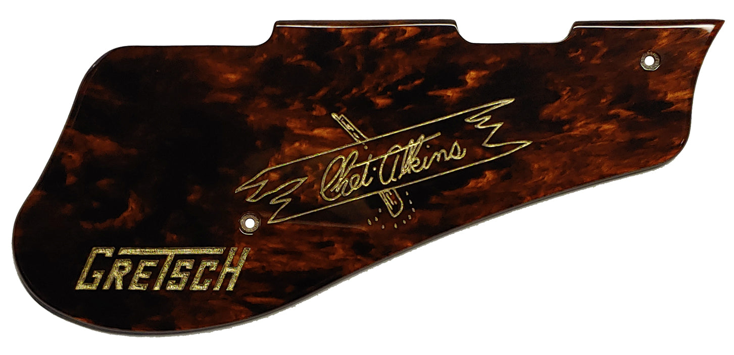 Gretsch 5420 Pickguard Brown Tortoise Shell with Engraved Gold Chet At ...
