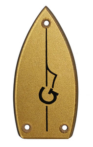 Gretsch Gold with Black G-Arrow Truss Rod Cover