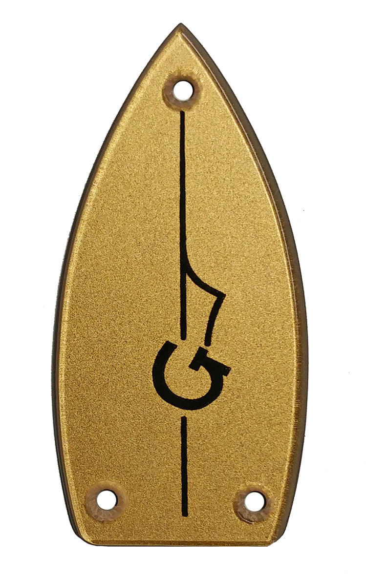 Gretsch Gold with Black G-Arrow Truss Rod Cover – Quick Guards