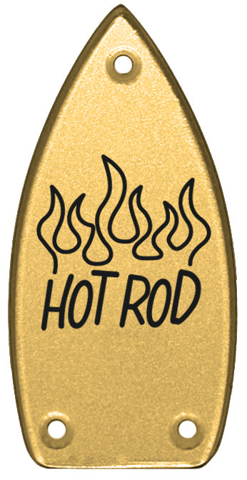 Gretsch Gold Hotrod Flame Truss Rod Cover
