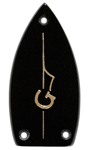 Gretsch Black with Gold Plated G-Arrow Truss Rod Cover