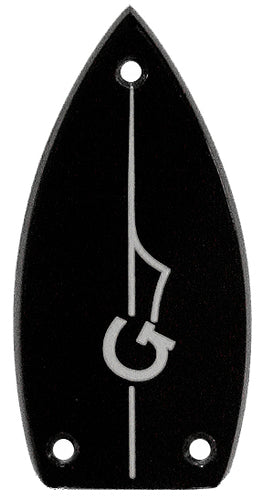 Gretsch Black with Silver G-Arrow Truss Rod Cover