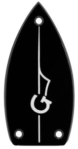 Gretsch Black with White G-Arrow Truss Rod Cover
