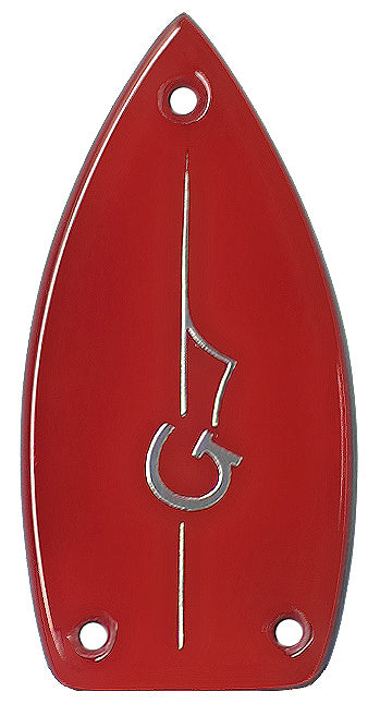 Gretsch Red with Chrome G-Arrow Truss Rod Cover