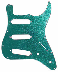 Squier Mini Strat Pickguard Teal Sparkle